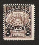 Stamps : America : Chile :  SELLO DE TELEGRAFOS DEL ESTADO SOBRECARGADO