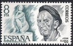 Stamps Spain -  2457 Personajes. José Clará.