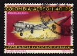 Sellos de America - Colombia -  Historia de la aviacion