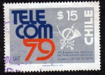 Stamps : America : Chile :  3a. Exposicion MUndial de Telecomunicaciones