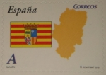 Stamps Spain -  Aragón