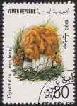 Stamps Yemen -  SETAS:263.003  Gyromitra sculenta
