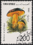 Stamps Yemen -  SETAS:263.006  Boletus erythropus