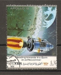 Stamps Yemen -  Espacio./ Apolo XII