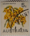 Sellos de Oceania - Australia -  Golden Wattle