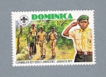 Sellos del Mundo : America : Dominica : Boy Scout