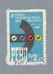 Stamps : America : Peru :  4a. Feria Internacional del Pacífico