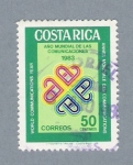 Stamps Costa Rica -  Año Mundial de las Comunicaciones