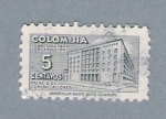 Stamps : America : Colombia :  Palacio de Comuncaciones