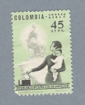Stamps : America : Colombia :  Derechos Políticos de la Mujer