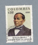 Stamps Colombia -  Benito Juarez