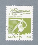 Stamps : America : Nicaragua :  Flor