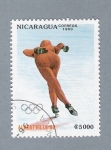Stamps : America : Nicaragua :  Albertville 92