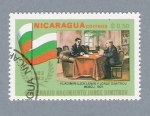 Stamps : America : Nicaragua :  Centenario Nacimiento de Jorge Dimitrov