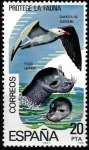 Stamps Spain -  2473 Protección de la Naturaleza. Fauna marina.