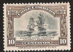Stamps Chile -  COMBATE ENTRE FRAGATAS LAUTARO Y ESMERALDA - CENTENARIO