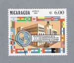 Sellos de America - Nicaragua -  XII Congreso de la Unión Postal de las Américas y España