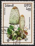 Stamps : Asia : Laos :  SETAS-HONGOS: 1.174.003,02-Coprinus comatus -Phil.49788-Dm.985.31-Y&T.635-Mch.830-Sc.629