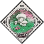 Stamps Mongolia -  SETAS-HONGOS: 1.192.021,01-Tricholoma mongolicum -Phil.49841-Dm.985.64-Y&T.1393-Mch.1739-Sc.1482