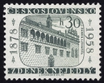 Stamps Czech Republic -  REPUBLICA CHECA - Castillo de Litomyšl