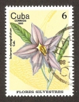 Stamps : America : Cuba :  flores silvestres