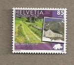 Stamps Switzerland -  Via Francigena
