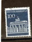 Stamps Germany -  R.F.A. puerta de Berlin