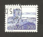Sellos de Europa - Noruega -  monasterio de selje