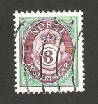 Stamps Norway -  corneta de correos