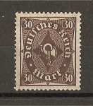 Sellos de Europa - Alemania -  Rep. Weimar / Corneta Postal.