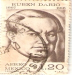 Stamps Mexico -  ruben dario