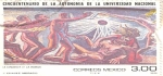 Sellos del Mundo : America : Mxico : cincuentenario de la autonomia universidad nacional