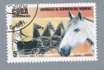 Stamps Cuba -  Animales al servicio del Hombre