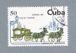 Stamps : America : Cuba :  Carruajes antiguos