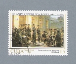 Stamps : America : Cuba :  50 Aniv. republica Polpular China