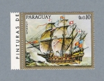 Stamps : America : Paraguay :  Barco Portugues