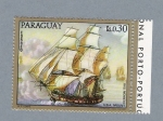 Stamps : America : Paraguay :  U.S.A Mount Vernon 1798