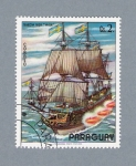 Stamps : America : Paraguay :  Suecia 1628 "Vasa"