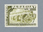 Stamps : America : Paraguay :  Ruinas Jesuiticas Galeria en Trinidad