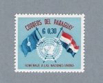 Stamps : America : Paraguay :  Homenajes a las Naciones Unidas