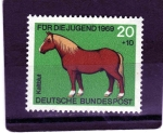 Stamps Germany -  R.F.A. caballos