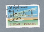 Stamps S�o Tom� and Pr�ncipe -  História de la Aviación