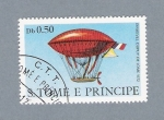 Stamps S�o Tom� and Pr�ncipe -  Dirigivel Dupuy de Lome 1872