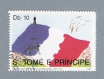 Sellos del Mundo : Africa : Santo_Tom_y_Principe : Bicentenario de la Revolución Francesa 1789-1989