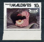 Stamps Asia - Maldives -  Alicia en el país de las maravillas