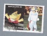 Stamps S�o Tom� and Pr�ncipe -  Mascotas Juegos Olimpicos