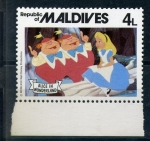 Stamps Asia - Maldives -  Alicia en el país de las maravillas