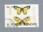 Stamps S�o Tom� and Pr�ncipe -  Mariposas Chelonia Purpurea