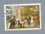 Stamps Africa - S�o Tom� and Pr�ncipe -  Rubens El Jardín del amor