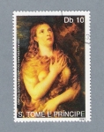 Sellos de Africa - Santo Tom� y Principe -  500 Aniv. del nacimiento de Tiziano